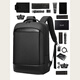 GPHF Japanischer GP Männer lässig Business Rucksack Travel Commuter Business Travel 15,6-Zoll Laptop Rucksack Rucksack elegant Schwarz