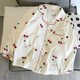 
Xianxiu INS Fengyunduo Cotton Sweet Home Clothing Long Sleeve Long Trousers Two-piece Set KDJ-826#Love Bow 170 M