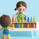 La diversión de los niños sangetian adivinando pares de botellas y tocando la lógica de la memoria de los niños pensamiento razonamiento del juego de mesa juguetes de inteligencia pares de bebidas de madera y tocando + cambio de cara cubo (taza del cielo y tierra)