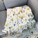 Lexi Beiluo Frühling und Herbst Dünne Wolke Baumwolle süßer Pyjama langärmelte Heimkleidung 826#Love Bow 180 xl