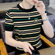 宝乔旭针织冰丝短袖男夏季2025潮牌修身高端圆领T恤现货 1518白色 M