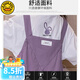 
G.DUCKKIDS little yellow duck children's clothing girls suit 2024 summer fashionable children's suit big children's rabbit overalls cotton suit khaki 150 (recommended 140cm, around 12-13 years old) cm
