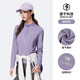 Camel (CAMEL) long-sleeved quick-drying T-shirt women's running fitness stand-up collar sports top J25CA8L6004 Night Purple M
