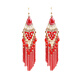 Boucles d'oreilles de style ethnique Tassel boho club de nuit accessoires de mode de vêtements pour femmes