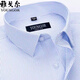 GY Yager pure cotton short-sleeved shirt men's business formal wear casual loose work work clothes without ironing men's shirt DX6636 41