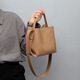 Calviakrim2025 Vier-Jahreszeiten New Crossbody Body Eimer Tasche Ein Schulterleder großer Kapazität Handtasche Tasche Pendeln leichtes Gepäck Frauen Weiß