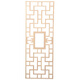 Dongyang Wood Carving Chinese Antique plafond Porte sculptée Porte d'écran de cloison creux Portes et fenêtres en bois massif en bois de calandre de pelle