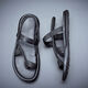 Ttpmer Sandalen für die koreanische Version von Herren von Soft Sohle, nicht gleitsame Strandschuhe, die grüne trendige trendige Herren Sandalen Black 9866 Upgrade Version 40 tragen