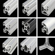 Er Jiangong Aluminiumprofil 3030 Europäische Standard -Industrie -Aluminium -Legierungsprofil 30*30 Aluminiumprofil Montageprofil 3030 European Standard 6630R