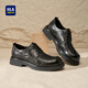 Heilan House (HLA) leather shoes men's business formal shoes thick sole increased casual derby shoes HAAPXM3EAO217 black 41