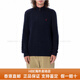 Polo Ralph LaurenRalph lauren纯色小马刺绣立领半拉链长袖毛衣 男款送女友男友 海军蓝色 XS