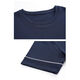 Sigui Pajamas Men's Cotton Cotton Fin Short à manches courtes peut être porté à l'extérieur pour les vêtements de maison fraîche de taille plus décontractés 9928 # l [suggéré 100-120Jin [Jin est égal à 0,5 kg]]]