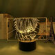 Ruizhixuan kehrt zu Wujowu 3D Night Light Figur Animation periphere Desktop-Ornamente Schlafheim, um die Geschenkideen der Schüler zu senden.