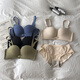 Victoria's Style Frontschnalle trägerloser Nicht-Rutsch-Unterwäsche für Frauen ohne Stahlringe, kleine Brüste, Sammeln und Anpassung von BH-Unterwäsche, schwarzer Anzug 70A 32B [klein, empfohlen, eine Größe zu wählen].