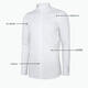 Hengyuanxiang White Shirt Men's Men's à manches longues 2025 Nouveau Summer 100% Coton Pure DP Business Prêt-à-porter