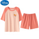 Das Kurzarm-Pyjama-Set von Disney Women's im Sommer ist mit einem Brustpolster ausgestattet. Integrierte großgröße dünne Baumwoll-Sommer-Hauskleidung kann draußen getragen werden. GXT1047 Match M (Empfohlen 75-95jin [Jin ist gleich 0,5 kg]))
