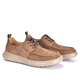 
Qile genuine leather clark men's shoes new genuine leather lace-up casual toe-layer cowhide-skin breathable commuter thick sole wear-resistant dad shoes light brown 40