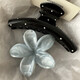 Koreanische Version von Polka Dot Clip Frauen 2025 neuer Stil Rückenkopf Haare Clip Temperament Hai Chuck Haarkleid Haarkarte Pearlescent Polka Punkt Fünf-Punkte-Stern