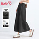 Benny Road Pants Summer Women's New Loose Casual Wide Legs Girls Trendy Temperature Trouser Skirt Trendy versatile 1.2 Light Khaki-Solid Color [Anti-wrinkle Design] L