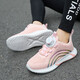 Official website for girls' sports shoes 2024 spring and autumn single shoes versatile breathable mesh girls' net shoes dad children's shoes 9898 black and red double net 28