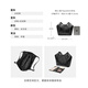 Zhuosini 2025 Neue modische und vielseitige One-Shoulder-Crossbody-Tasche für Frauen mit High-End-Nischen-Design-Handeimer Schwarz