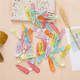 Clip de cheveux pour enfants Girl Colon Couleur Internet Célébrité mignon BB Clip Clip One-line Clip Clip Clip Clip Bang Bang Little Girl Couchette Femelle Clip de goutte d'eau aléatoire 10 pièces