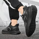 Summer men's shoes 2025 men's casual shoes flying knit breathable fashion running sports shoes gray L9207 39