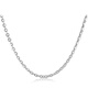 Saturday Fortune S925 silver necklace for women without pendant O-shaped clavicle chain birthday gift BY057445 45cm