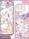 Nouveau jeu d'animation 2D Fichier bleu périphérique Kasuzaki Hina Angel Eye Mobile Phone Case adapté à Oppo Angel Eye Mobile Phone Case K13754 iPhone 15