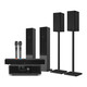Ytfy Berlin Voice Home Cinema Audio Set Audio Set Echo усилитель стены Connection TV Внешний проектор окружающий динамик 5.1 Стандартное издание Home Cinema + Двойное проводное микрофон