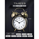 Timess metal alarm clock 2025 new super large ring tone wake-up artifact powerful wake-up mechanical bell alarm clock metal bell wake-up artifact_powerful wake-up 13.6 cm