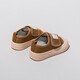 Bobdog (Bobdog) Zapatos para niños Spring and Autumn Soft Sole Breathable Casual Versátiles Versátiles Baby Baby Baby Boys Casual Lienzo Zapatos Brown 23