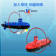 LULUO Fotografía submarina Submarina Control remoto submarino Submarino juguetes eléctricos para niños Modelo de simulación de niños Negro Tecnología Black Gem Blue Versión actualizada Versión de 40MHz Configuración estándar oficial