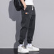 Harlen Hosen Herren 2025 Sommer dünne amerikanische trendige Arbeithose Männer losen Denim Casual Hosen 2025 Black 32 empfohlen 135-145jin [Jin gleich 0,5 kg]