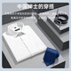 雅戈尔短袖衬衫男纯棉免烫商务休闲职业百搭正装条纹纯色白衬衣舒适透气 细蓝条(DX6622) 40 (适合130-140斤)