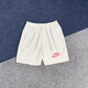 NBA Kids-nike Summer Thin Ice Silk Sports Shorts Woven's Woven Séchure lâche et décontracté Fitness Training Basketball Four [blanc] 983-Purple L
