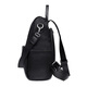 Neue Mode und vielseitige koreanische Stil Trendy Rucksack Anti-Diebstahl Schoolbag Damenbeutel Einfacher Schulbag Großkapazität Mama-Tasche Schwarz kleiner Größe