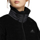 adidas Logo Logo Lamm Velvet warme langärmelige Jacke Velvet Jacke Frauen schwarz schwarz l