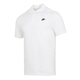Nike Niket Shirt Men's Clothing 2025 Summer New Sportswear Модная повседневная короткая рукава удобная дышащая лацкана теннис PO FN3895-100/Размер один размер S (165/84A)