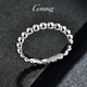 GsunG platinum PT950 bead ring is a perfect and smooth women's exquisite and versatile pure platinum ring. It can be customized. Priced by the gram. Contact before bidding.