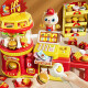 Girls play house hamburger convenience store supermarket cashier kids 3-year-old toy baby June 1 gift 6 Hamburger convenience store real voice interaction-Swipe out