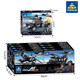 Kaizhi 67293 Special Police Headquarters Special Police Command Vehicle Mobile Vehicle Assembly and Insert Children's Building Blocks Toys 6630 Universe Armored Vehicle [Single Box Price Full