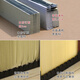 Pupan Chinese sliding door living room balcony partition invisible folding door without punching honeycomb sliding door hollow can be customized A9276 border grey model