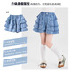 
Ikano I.KARNOW girls denim shorts summer 2025 new fashionable children's sports five-point pants big children's summer dress girls skirt pants 6018 blue + 9922 white [set] 170