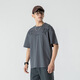 Rankdavid Light Luxury Nouvelle marque haut de gamme en lin imprimé de style chinois T-shirt à manches courtes à manches courtes pour hommes en été mince en vrac grande taille noire 829 m