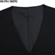 HAIPAIHAOYU Suit vest men's slim business formal suit jacket sleeveless high-end suit horse clip vest professional suit vest black vest XL (175) Recommended 55-65KG