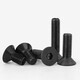 
Sakura 10.9-level high-strength hexagon screw black countersink flat head screw flat cup bolt screw DIN7991 M3*12200 full teeth