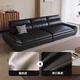 Kao Italienisch minimalistische Segelsofa Katze Klaue Leder Wohnzimmergröße und Wohnung geradeaus Ledersofa A828#3,0 m