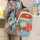 Rucksack für Frauen 2025 Neue koreanische Modeschule School Schoolbag für Frauen Junior High School Schülern Grundschüler Campus Rucksack Black TJ932