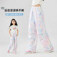 Pitt Pitt Girls Set 2025 Nouveau été pour enfants Sports Fashion Mode courte Fashion Fashion Girls Big Children's Thin Pantal